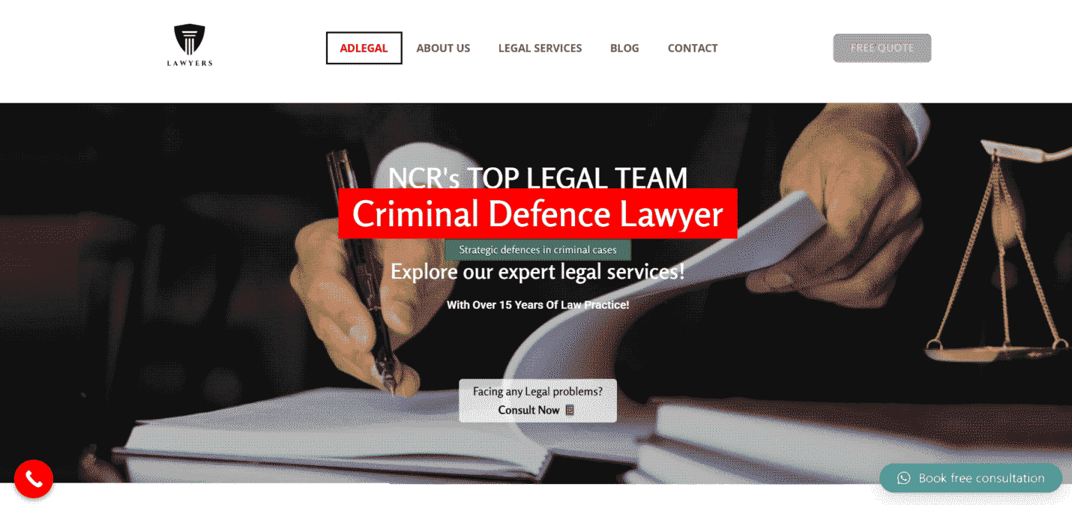 Legal Services & Law Firm website design