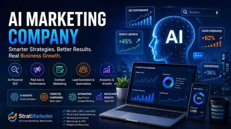 AI Marketing Company | AI Powered Digital Growth | StratMarketer