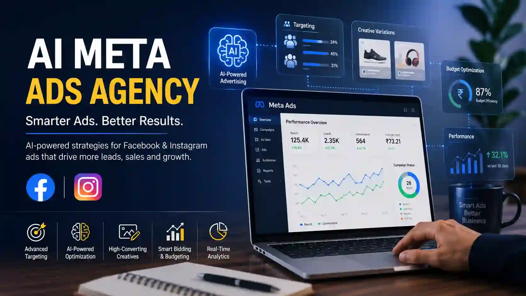 AI Meta Ads Agency for Smarter Facebook and Instagram Advertising