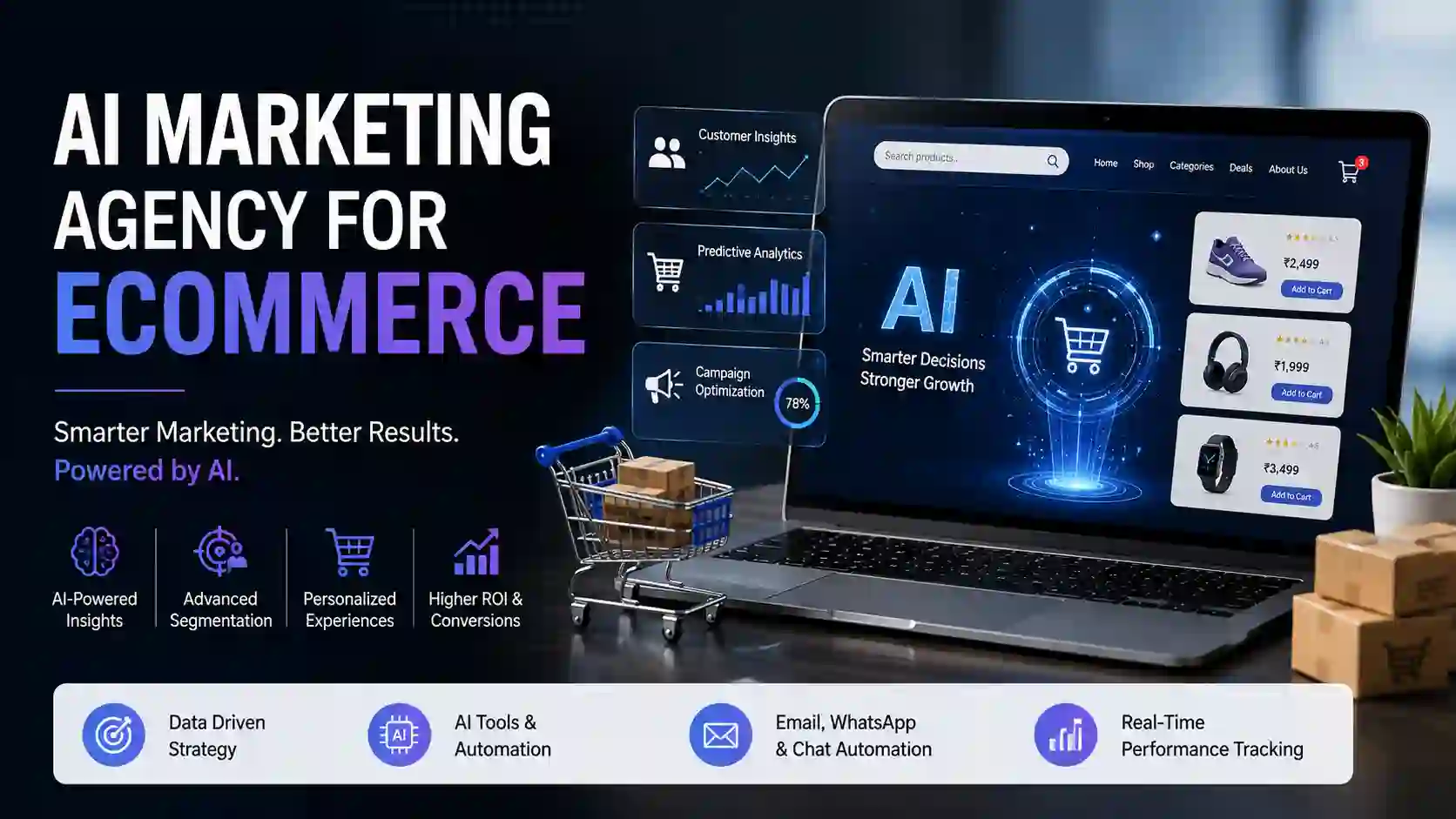 AI Marketing Agency for Ecommerce | StratMarketer
