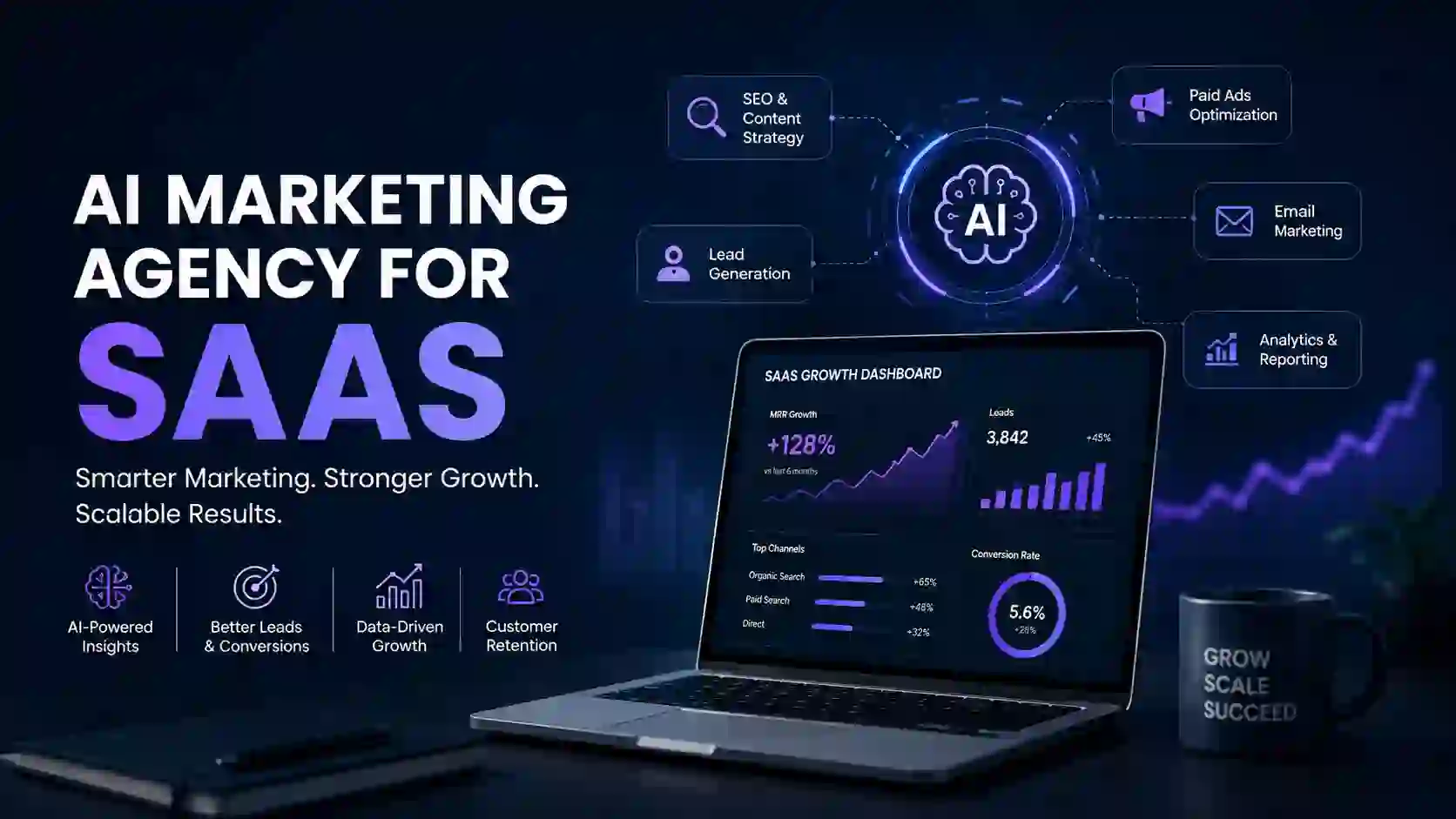 AI Marketing Agency for SaaS | AI-Powered SaaS Growth