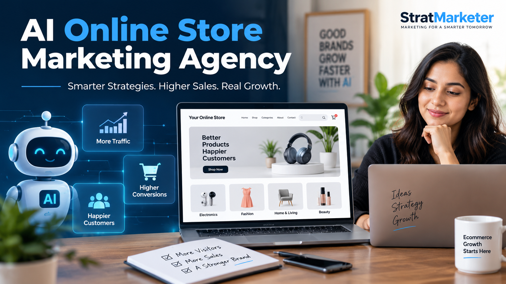 AI online store marketing agency