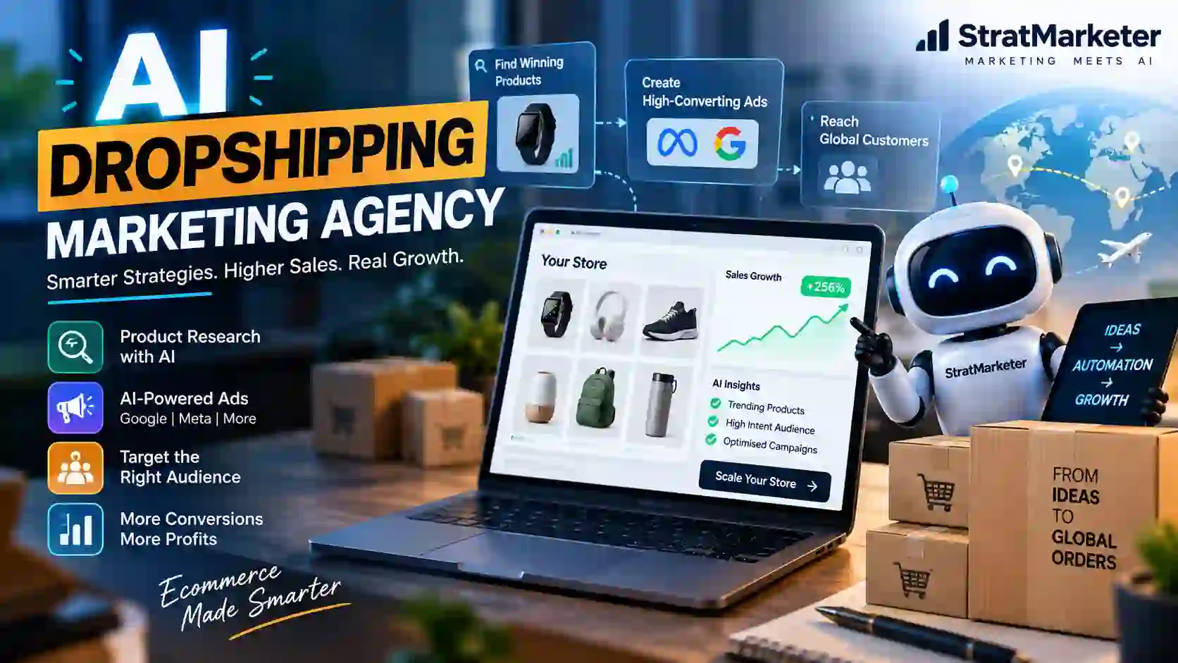 AI dropshipping marketing agency