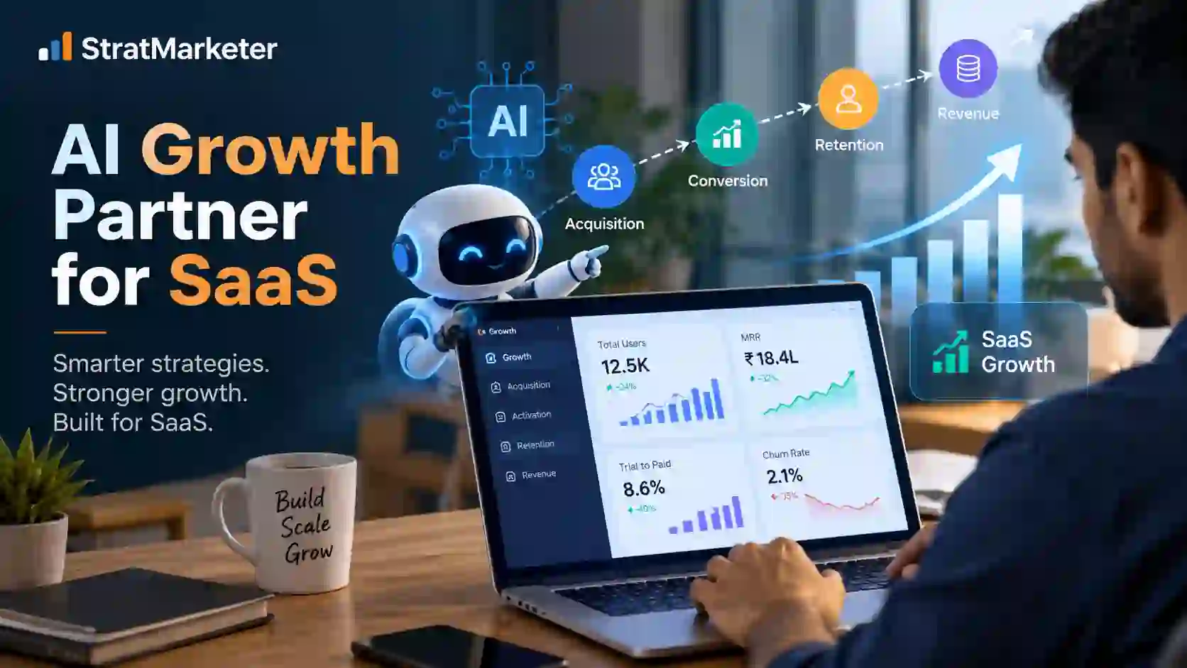 AI Growth Partner for SaaS | StratMarketer